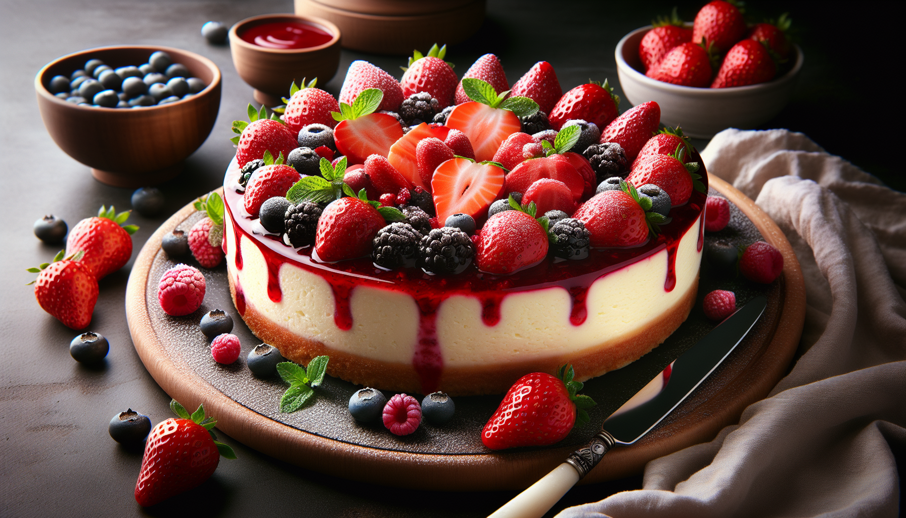 cheesecake alle fragole